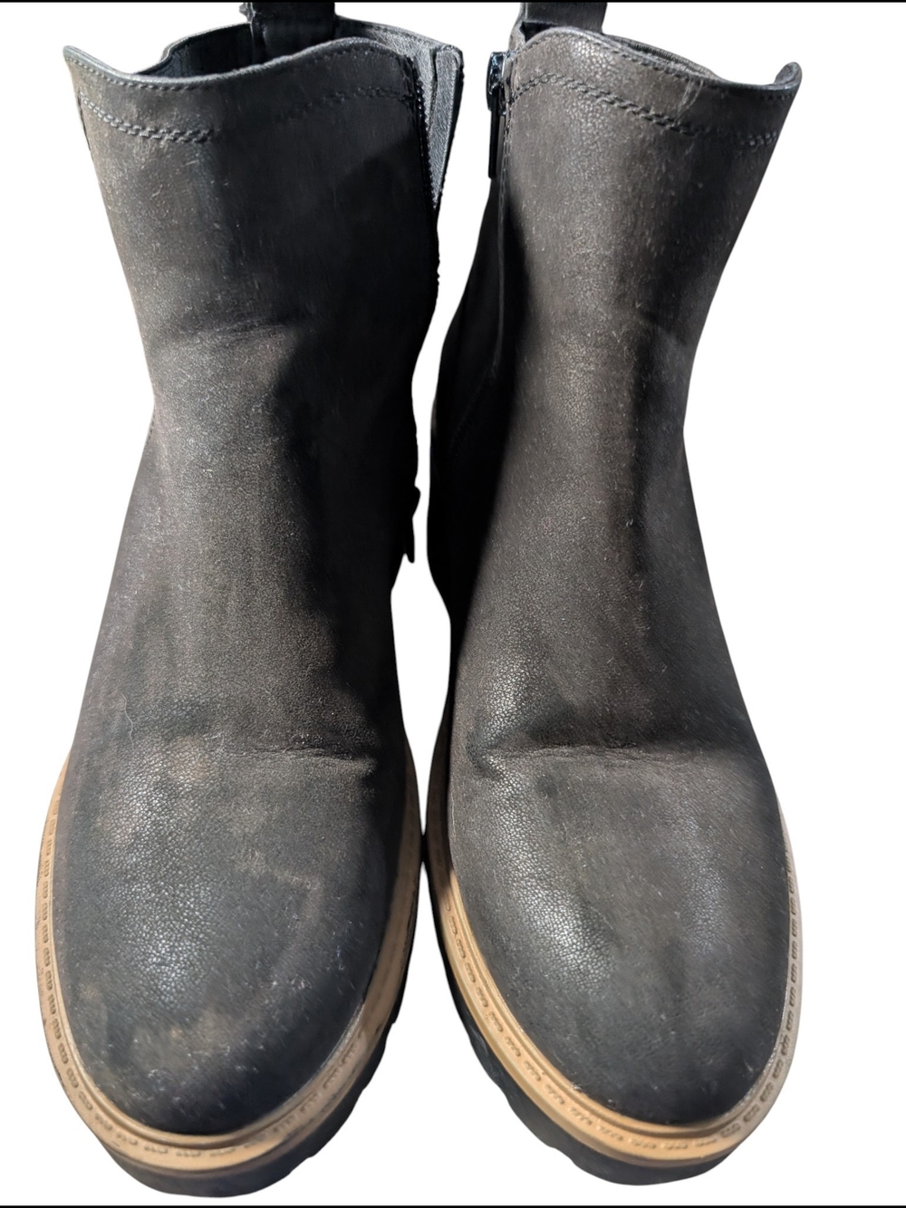 Maurices Colby Black Chelsea Booties SuperCush Comfort Platform Ankle Boots